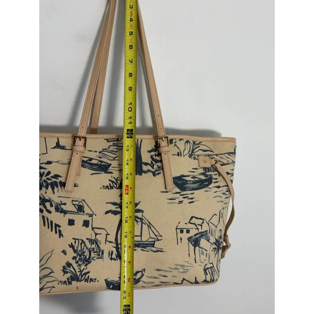 Spartina 449 Daise Seascape Jet Setter tote NWT